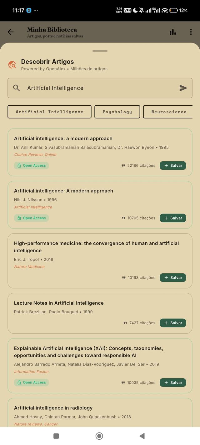 Tela real do aplicativo Odyssey Mood Tracker no Android (captura 10 de 10)